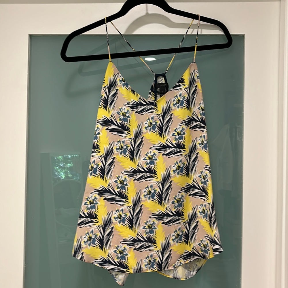 J.Crew floral tank size 2